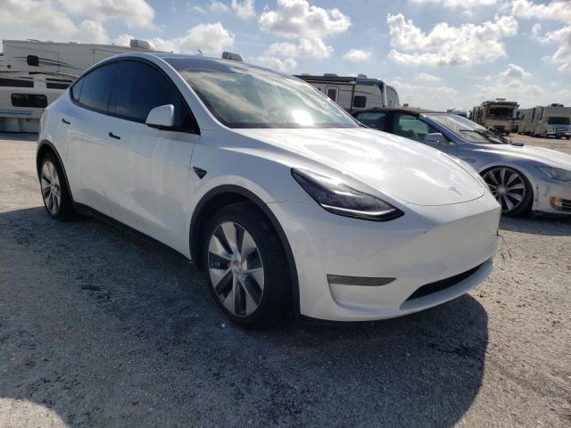 5YJYGDEE7LF049857 - 2020 TESLA MODEL Y أبيض صورة 1