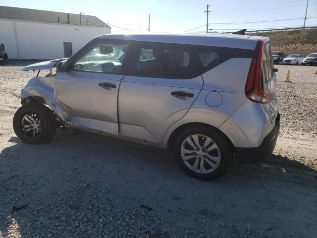 KNDJ22AU8L7065783 - 2020 KIA SOUL LX SILVER photo 2