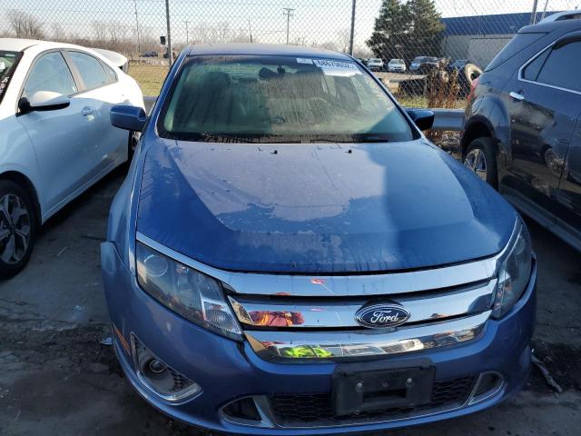 3FAHP0KC1AR274742 - 2010 FORD FUSION SPO BLUE photo 5