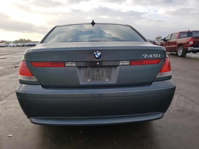 WBAGL63434DP68669 - 2004 BMW 745 I BLUE photo 6