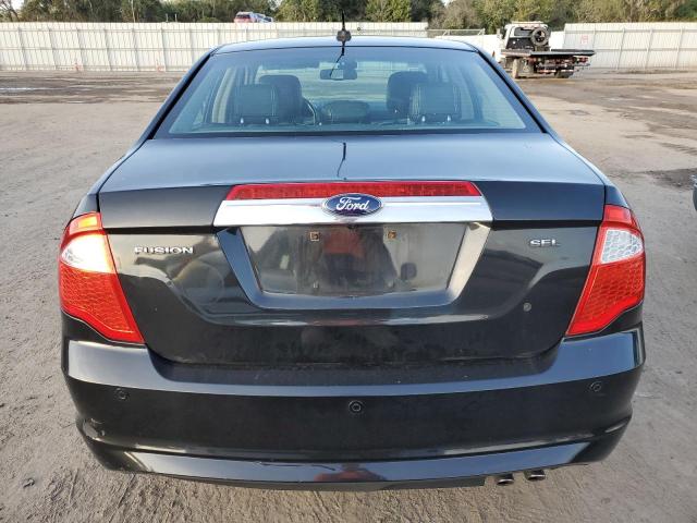 3FAHP0JA2CR301210 - 2012 FORD FUSION SEL BLACK photo 6