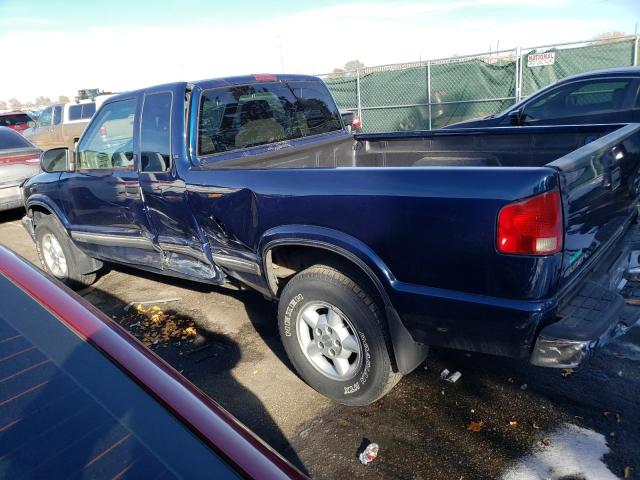 1GCDT19W228123647 - 2002 CHEVROLET S TRUCK S1 BLUE photo 2