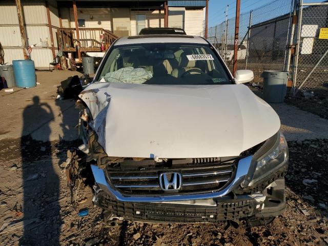 1HGCR2F89EA053309 - 2014 HONDA ACCORD EXL WHITE photo 5