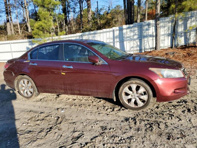 1HGCP36878A****** - 2008 HONDA ACCORD EXL BURGUNDY photo 4