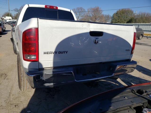 3D7KR28C36G282962 - 2006 DODGE RAM 2500 S WHITE photo 6