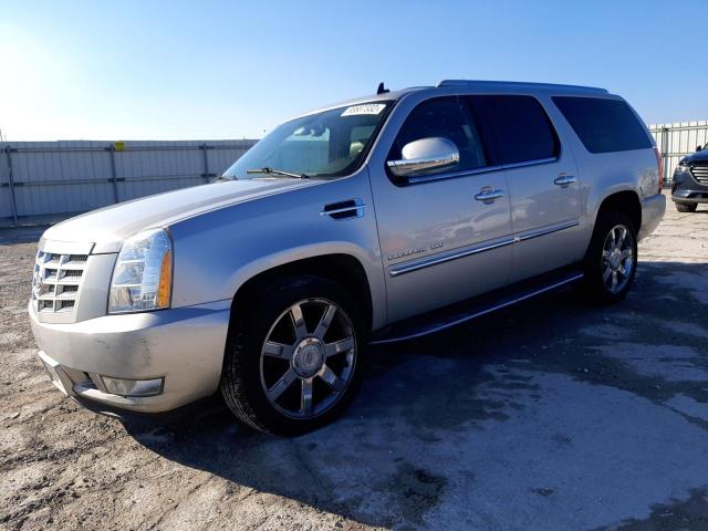 1GYS4HEF5BR332730 - 2011 CADILLAC ESCALADE E SILVER photo 1