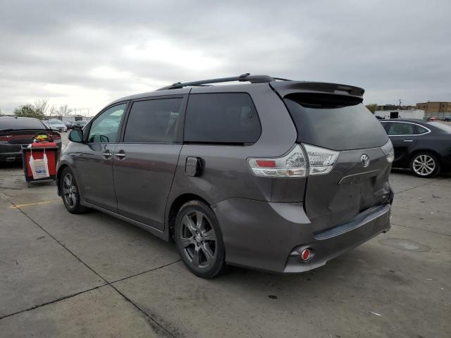 5TDXZ3DC5HS816561 - 2017 TOYOTA SIENNA SE GRAY photo 2