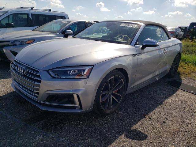 WAU24GF55KN008137 - 2019 AUDI S5 PRESTIG SILVER photo 2