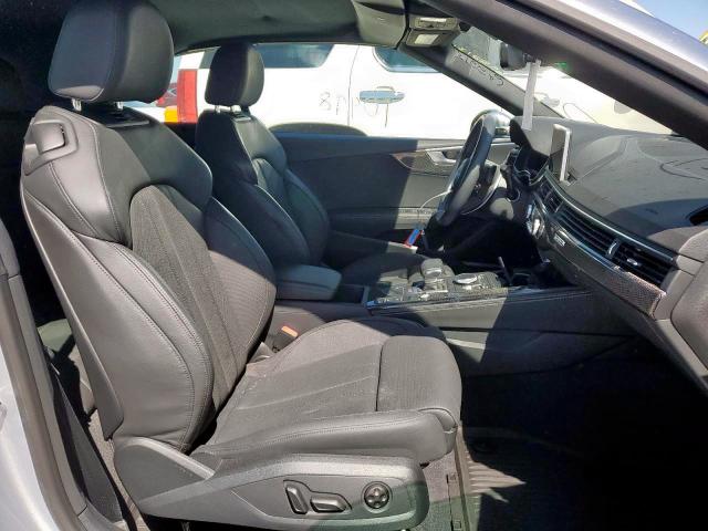 WAU24GF55KN008137 - 2019 AUDI S5 PRESTIG SILVER photo 5