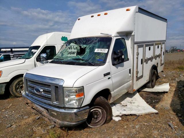 1FDSE3FL0ADA89944 - 2010 FORD ECONOLINE WHITE photo 2