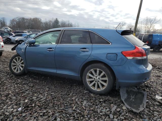 4T3ZA3BB1AU036555 - 2010 TOYOTA VENZA BLUE photo 2