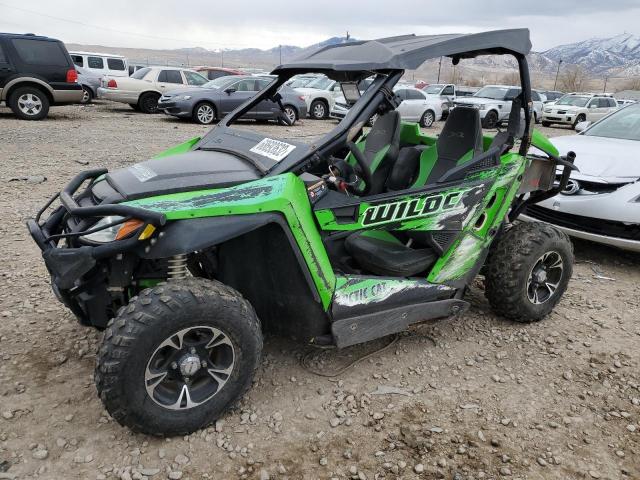 4UF14MPV1ET315874 - 2014 ARCTIC CAT WILDCAT GREEN photo 1