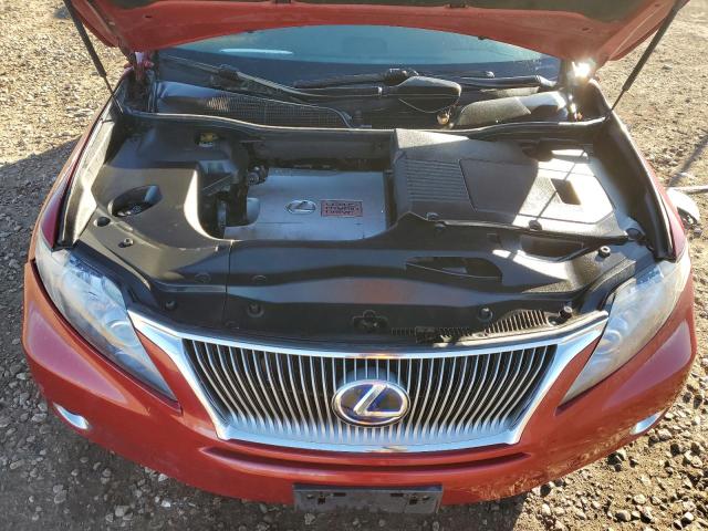 JTJBC1BA4B2035625 - 2011 LEXUS RX 450 RED photo 12