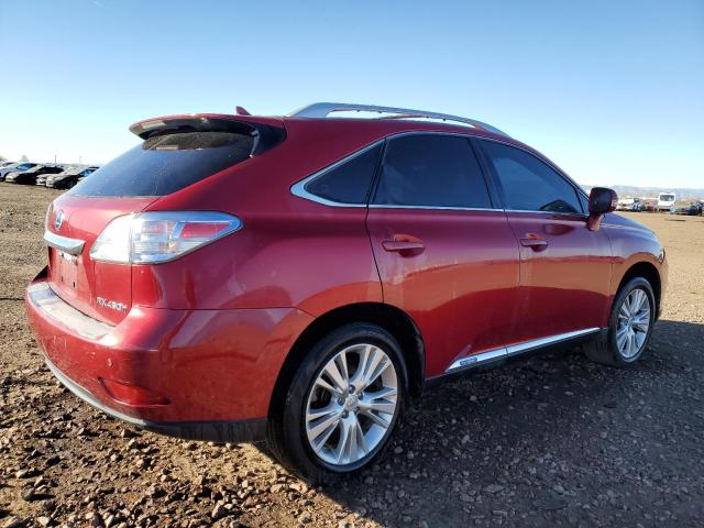 JTJBC1BA4B2035625 - 2011 LEXUS RX 450 RED photo 3