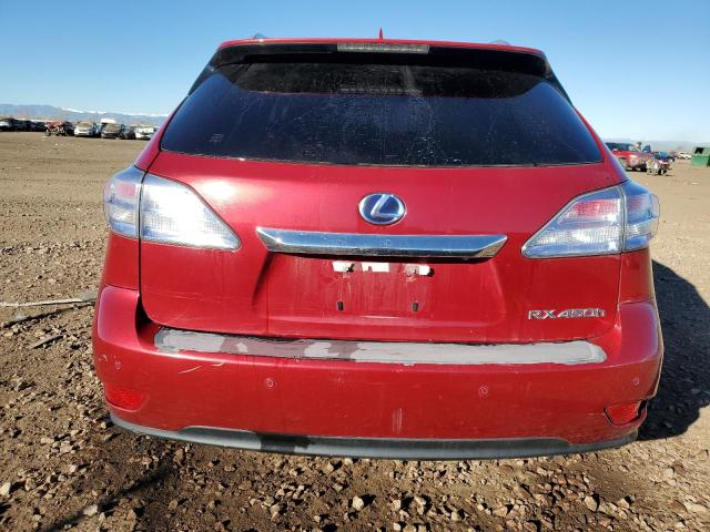 JTJBC1BA4B2035625 - 2011 LEXUS RX 450 RED photo 6