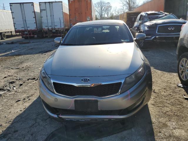 KNAGN4A75B5180016 - 2011 KIA OPTIMA EX SILVER photo 5