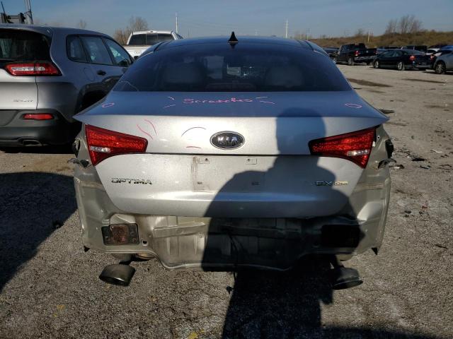 KNAGN4A75B5180016 - 2011 KIA OPTIMA EX SILVER photo 6