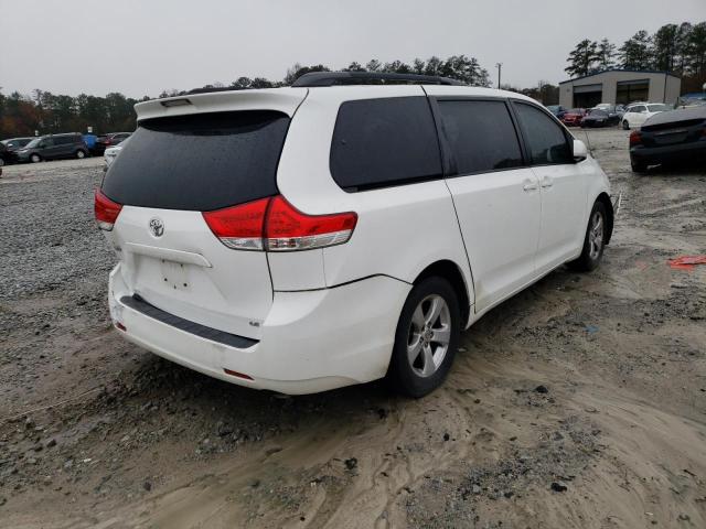 5TDKK3DC7ES487808 - 2014 TOYOTA SIENNA LE WHITE photo 3