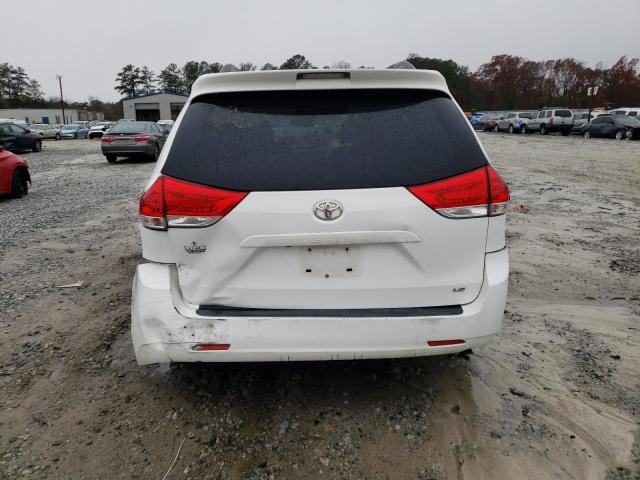 5TDKK3DC7ES487808 - 2014 TOYOTA SIENNA LE WHITE photo 6