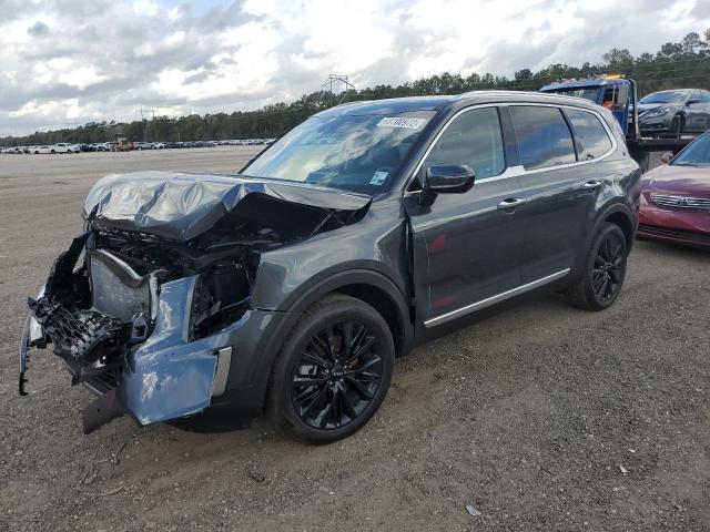 5XYP54HC8NG292231 - 2022 KIA TELLURIDE BLACK photo 1