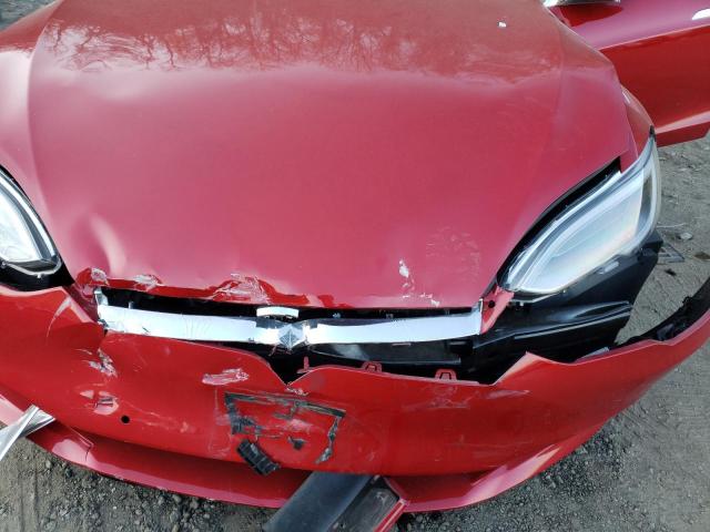 5YJSA1E22LF361970 - 2020 TESLA MODEL S Qırmızı foto 11