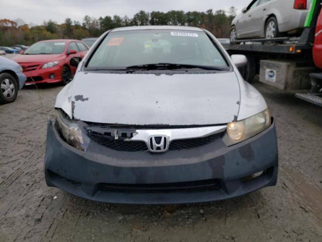 2HGFA16619H322410 - 2009 HONDA CIVIC LX-S SILVER photo 5