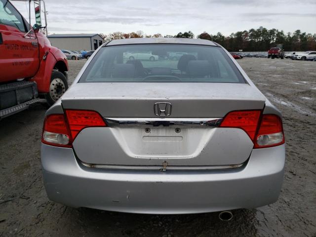 2HGFA16619H322410 - 2009 HONDA CIVIC LX-S SILVER photo 6