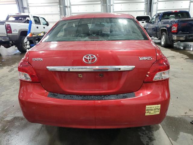 JTDBT903X81282328 - 2008 TOYOTA YARIS RED photo 6