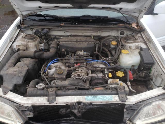 JF1SF65611H740480 - 2001 SUBARU FORESTER S WHITE photo 11