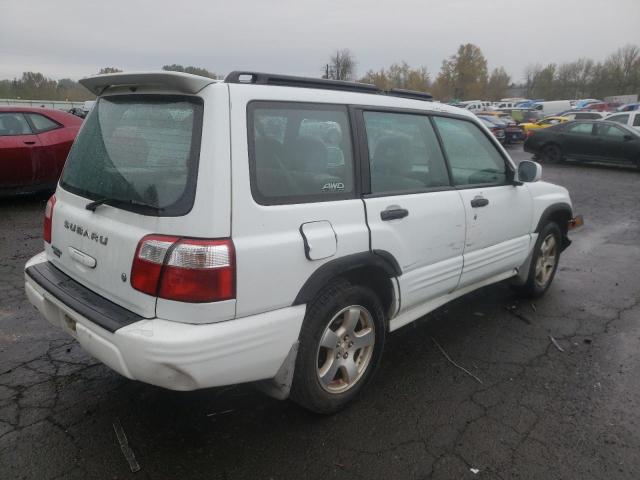 JF1SF65611H740480 - 2001 SUBARU FORESTER S WHITE photo 3
