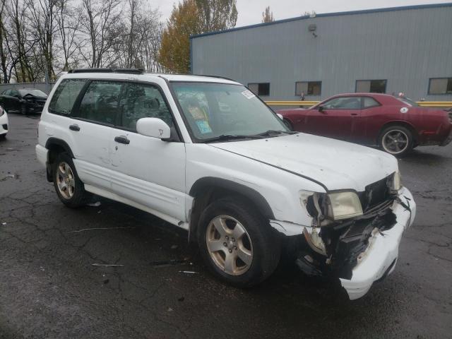 JF1SF65611H740480 - 2001 SUBARU FORESTER S WHITE photo 4