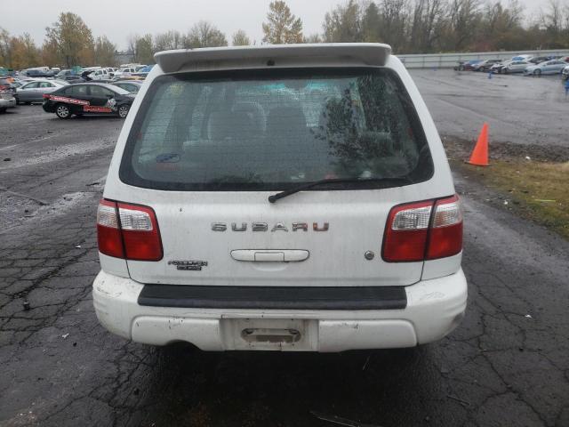 JF1SF65611H740480 - 2001 SUBARU FORESTER S WHITE photo 6