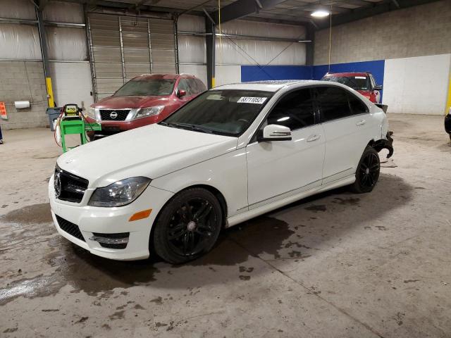 WDDGF8BB2CR199178 - 2012 MERCEDES-BENZ C300 4MATI WHITE photo 1