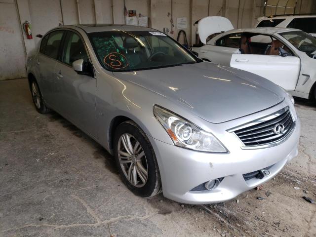 JN1CV6AP8FM503566 - 2015 INFINITI Q40 SILVER photo 4