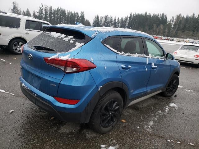 KM8J3CA49JU704962 - 2018 HYUNDAI TUCSON SEL BLUE photo 3