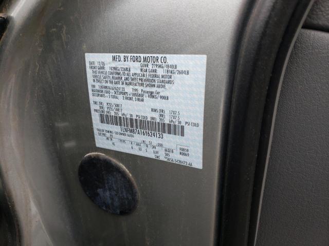 1LNFM87A16Y624133 - 2006 LINCOLN LS 银色 照片 12