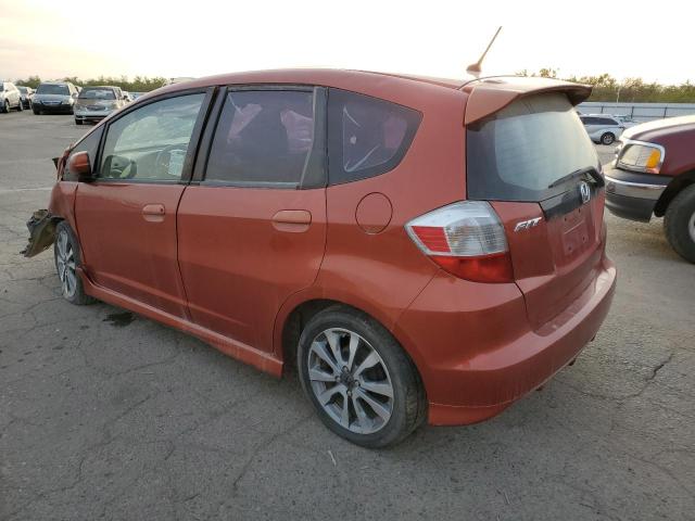 JHMGE8H50CC024380 - 2012 HONDA FIT SPORT ORANGE photo 2