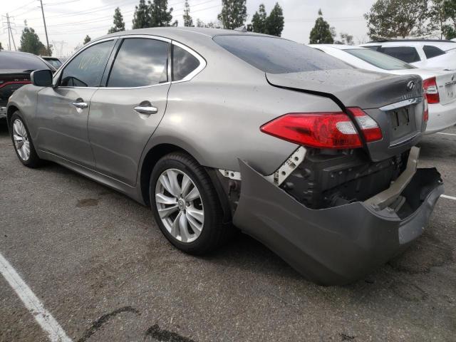 JN1BY1AP1BM323670 - 2011 INFINITI M37 GRAY photo 2