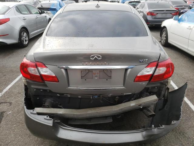 JN1BY1AP1BM323670 - 2011 INFINITI M37 GRAY photo 6