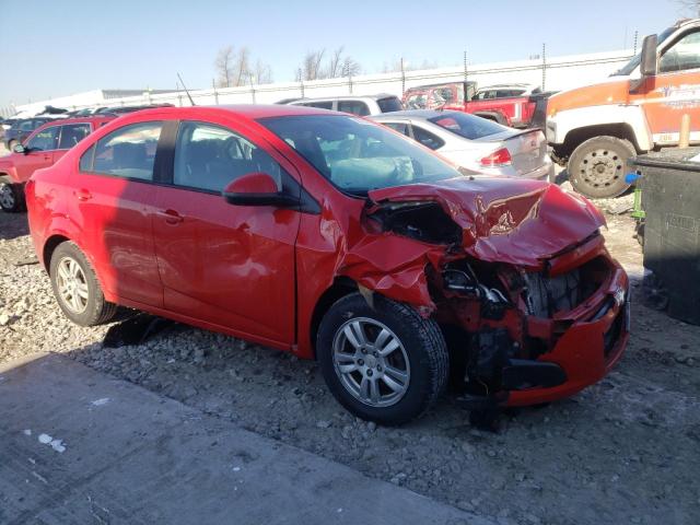 1G1JB5SH5C4122910 - 2012 CHEVROLET SONIC LS RED photo 4