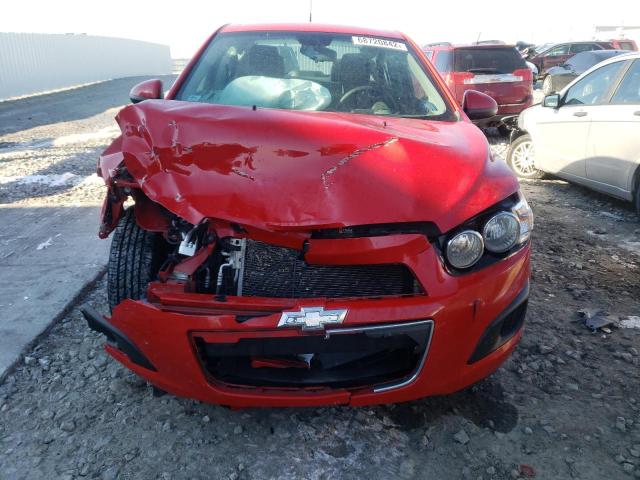 1G1JB5SH5C4122910 - 2012 CHEVROLET SONIC LS RED photo 5