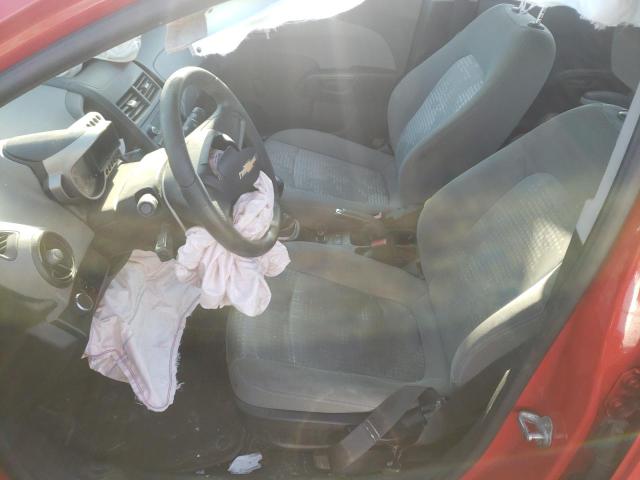 1G1JB5SH5C4122910 - 2012 CHEVROLET SONIC LS RED photo 7