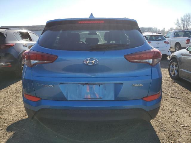 KM8J33A49JU646786 - 2018 HYUNDAI TUCSON SEL BLUE photo 6