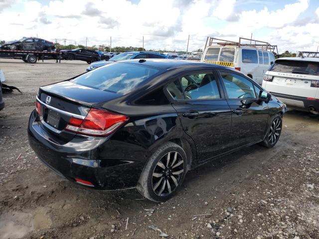 2HGFB2F90FH556319 - 2015 HONDA CIVIC EXL أسود صورة 3