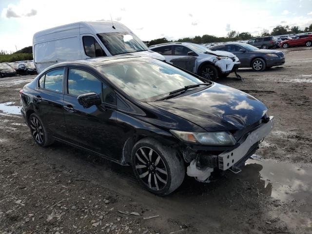 2HGFB2F90FH556319 - 2015 HONDA CIVIC EXL أسود صورة 4