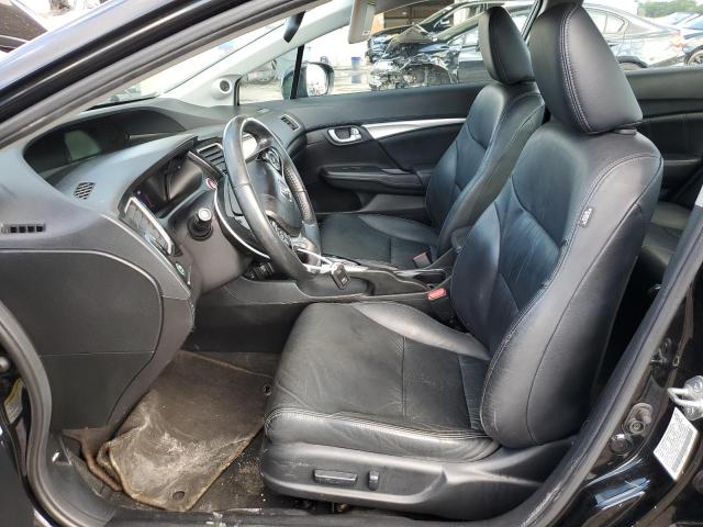 2HGFB2F90FH556319 - 2015 HONDA CIVIC EXL أسود صورة 7