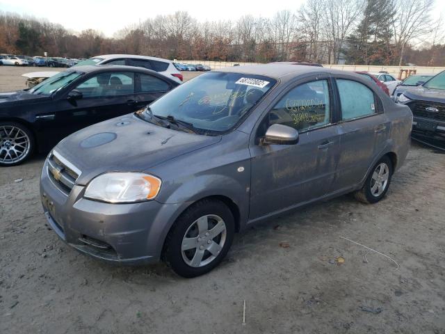 KL1TD56677B164202 - 2007 CHEVROLET AVEO BASE GRAY photo 1