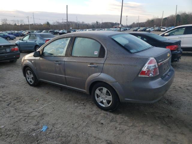 KL1TD56677B164202 - 2007 CHEVROLET AVEO BASE GRAY photo 2