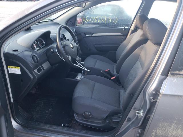 KL1TD56677B164202 - 2007 CHEVROLET AVEO BASE GRAY photo 7