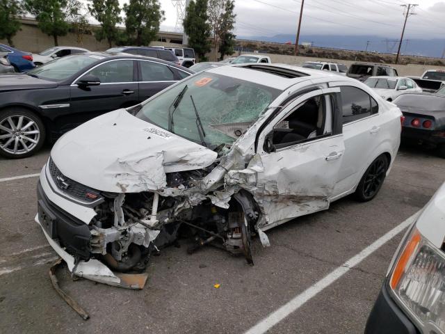 1G1JF5SB9K4118017 - 2019 CHEVROLET SONIC PREM WHITE photo 1